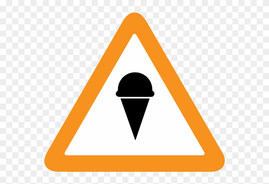Brain Freeze This Contemporary Ice Cream Shop Is Known - Traffic Sign Clipart