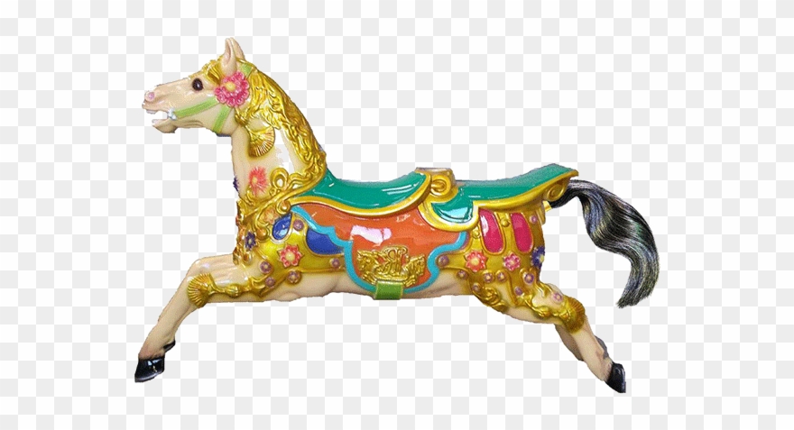 Genuine Carousel Horses For Hire Amusement Park Spares - Amusement Park Horse Clipart