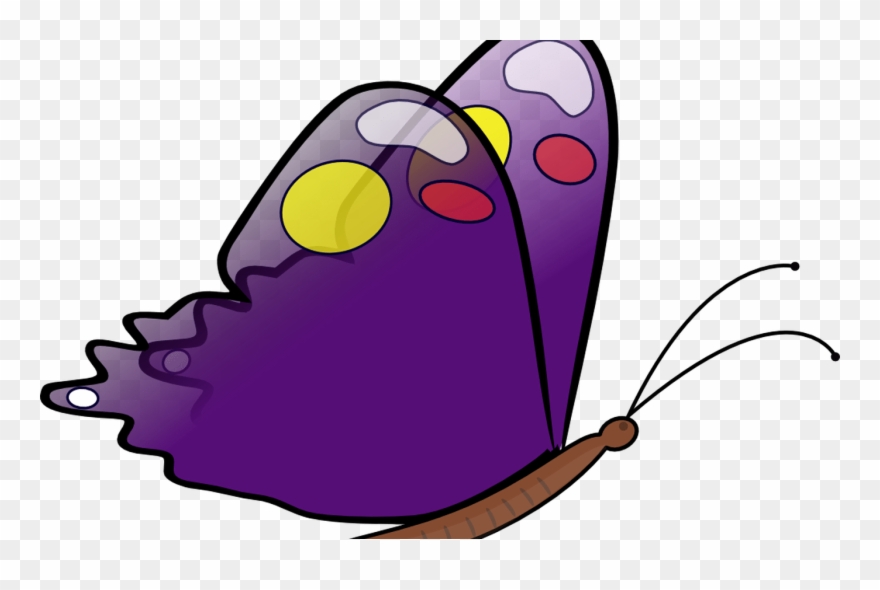 Free Flowers And Butterflies Clipart, Download Free - Butterfly Clipart - Png Download