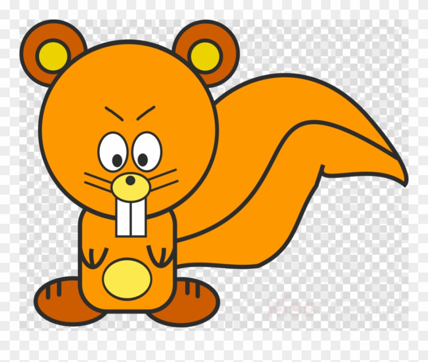 Cartoon Squirrel Angry Clipart Squirrel Chipmunk Clip - Squirrel Png Cartoon Transparent Png