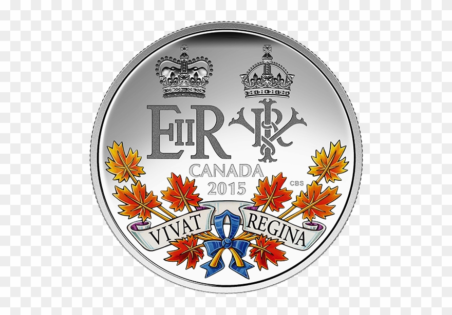 2015 $20 1 Oz Fine Silver Coin - 2015 Fine Silver 20 Dollar Coin - A Historic Reign Clipart