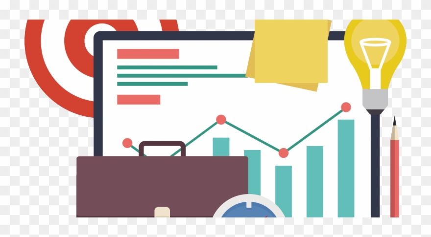 Data And Project Management - Business Clipart Transparent Background - Png Download
