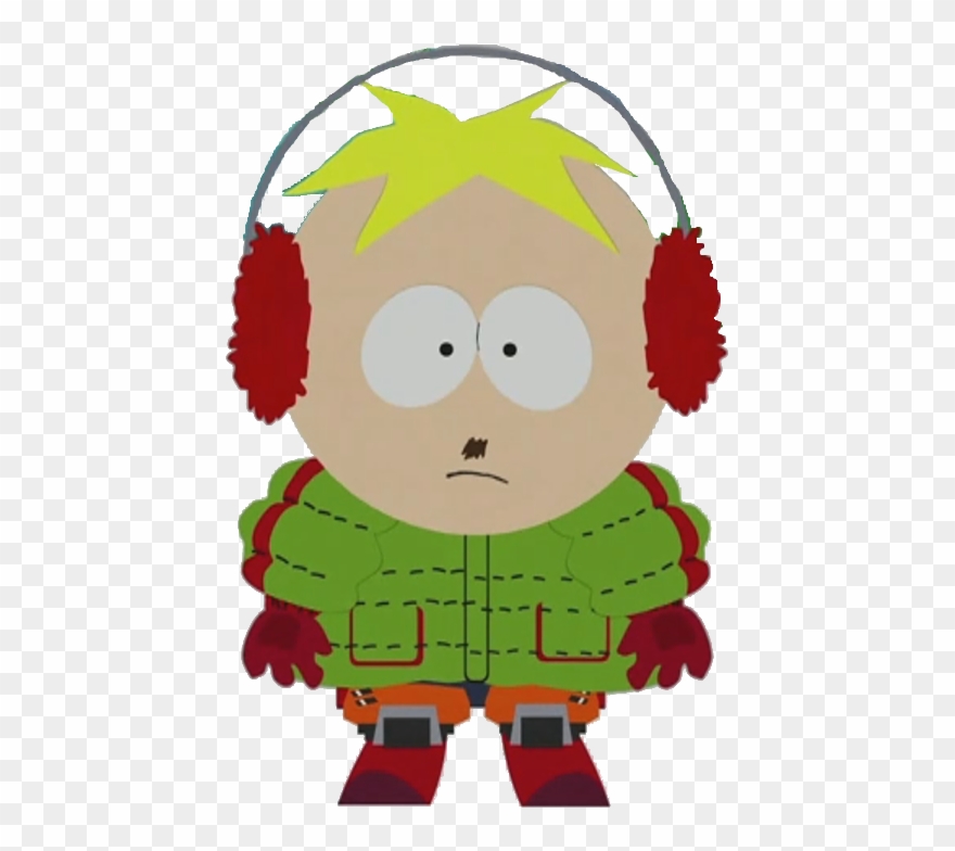 Skier Butters - Asspen Clipart