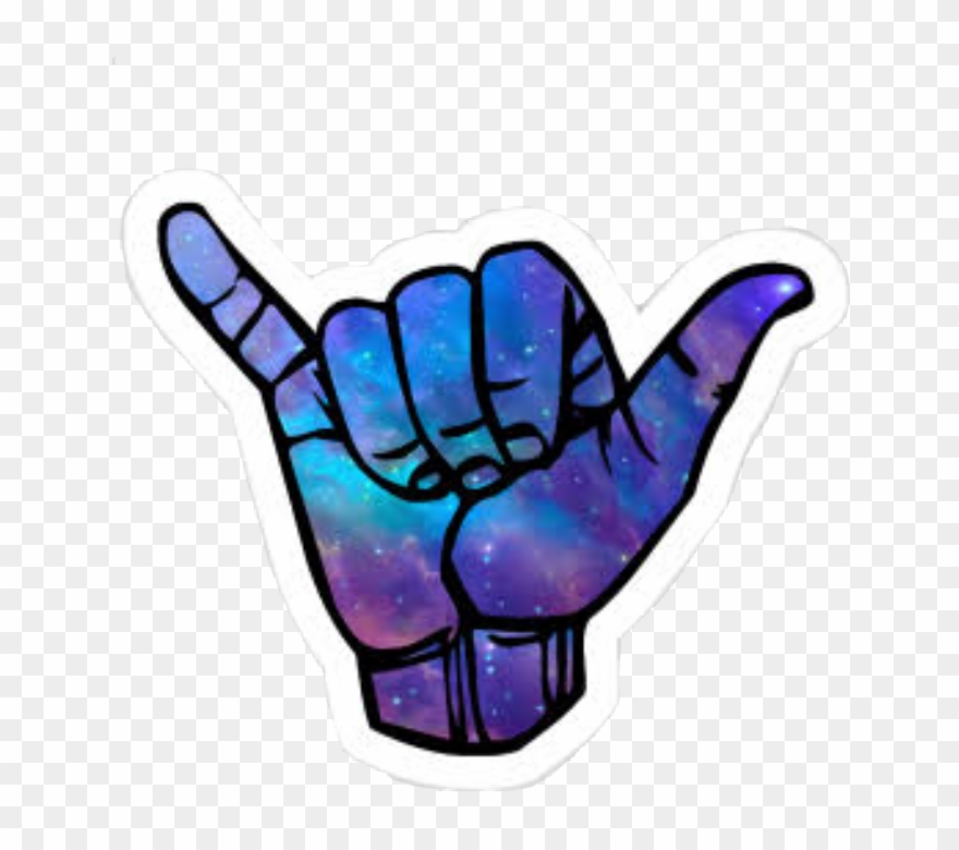 Hang Loose Sticker Clipart