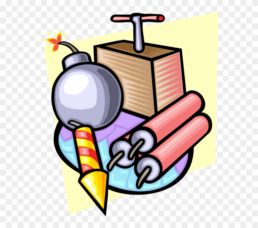 Tnt Bomb Material Image - Sprengstoff Clipart - Png Download
