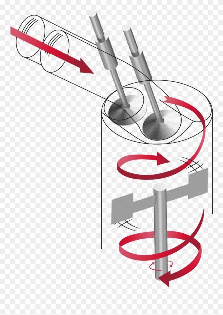 Swirl Paddle Wheel-01 - Technical Drawing Clipart