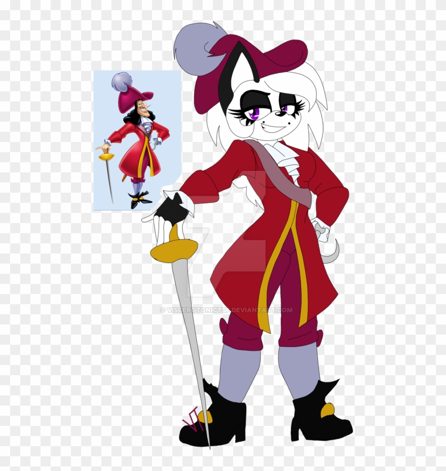 Captain Hook Png Background Image - Upcycled Peter Pan Costume, Custom Captain Hook Pirate Clipart