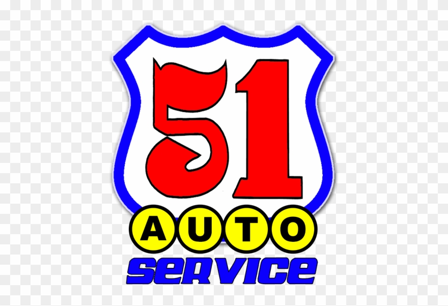 51 Tire & Auto Service Logo - California Clipart