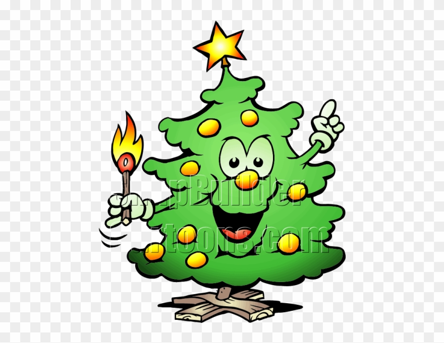 Hình Vẽ Cây Thông Noel Clipart