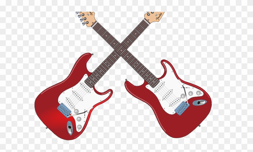 Guitar Clipart Stratocaster - Electric Guitar Clip Art - Png Download