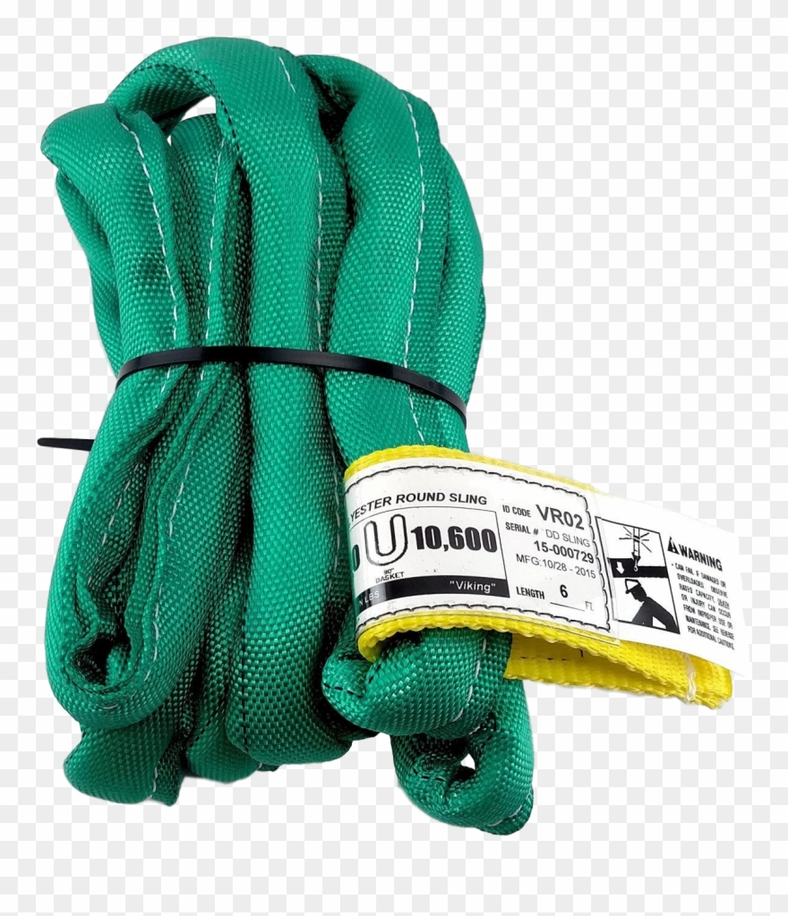 100% Usa Made Vr2 X 16' Endless Round Poly Lifting - Net Clipart