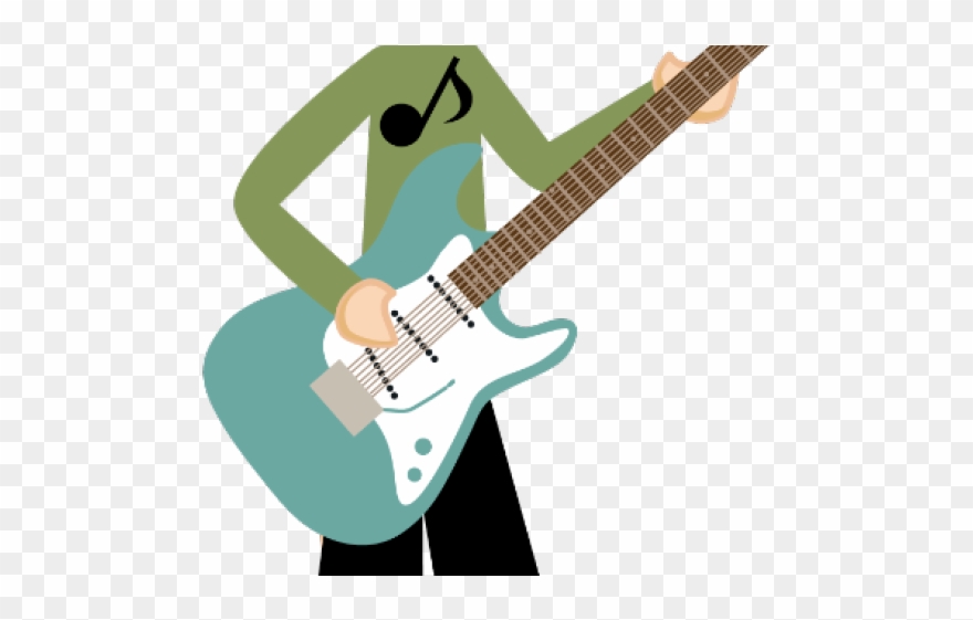 Guitar Clipart Instrumental Music - Menino Tocando Guitarra Png Transparent Png