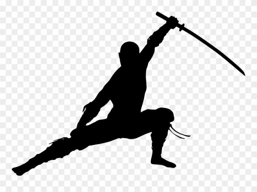 Free Photo Warrior Ninja Man Silhouette Martial Arts - Transparent Ninja Silhouette Clipart