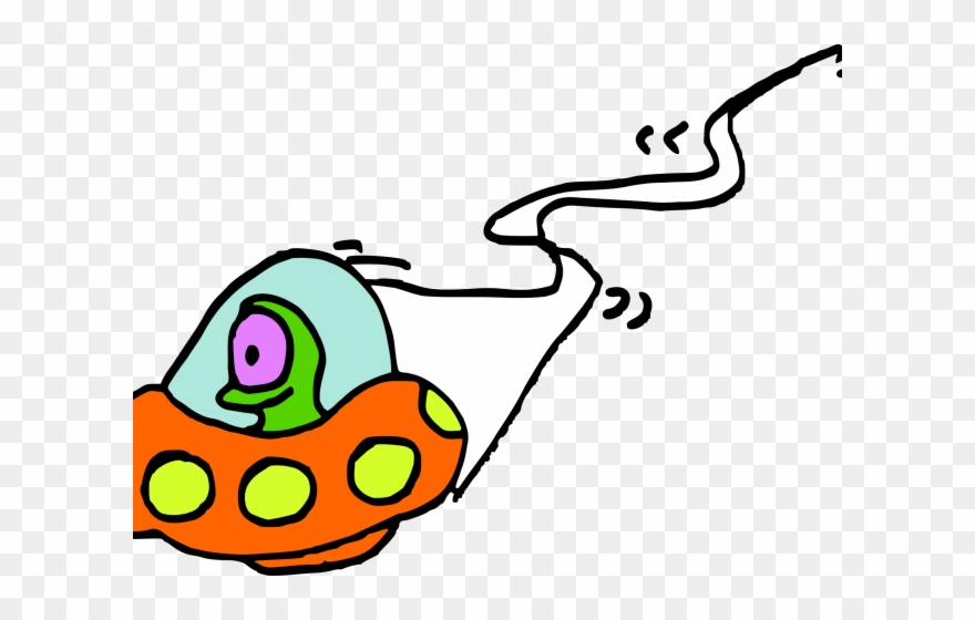 Ufo Clipart Red - Png Download