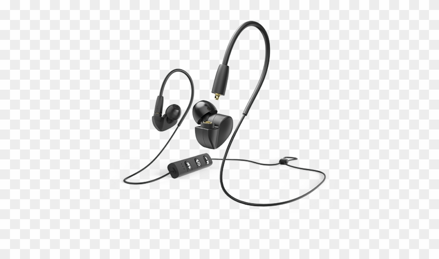 Clip Freeuse Library Hama Com Hybrid Bt - Hama Clip-on-sport-ohrhörer Hybrid Bt, Schwarz - Png Download