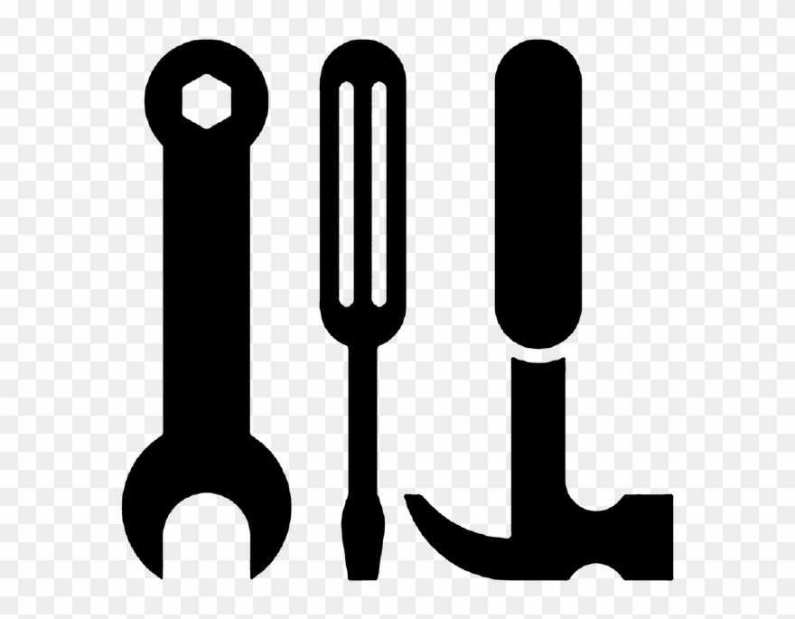 Craft Icon Free - Hammer Screwdriver Clipart - Png Download