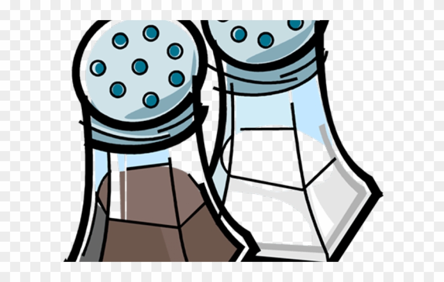 Salt And Pepper Shakers Clip - Png Download