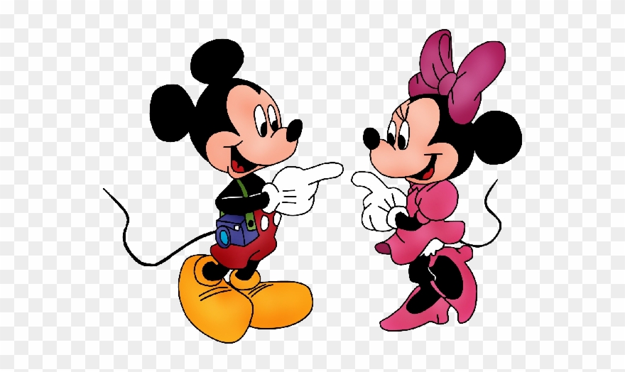 Visit - Mickey And Minnie Clear Background Clipart