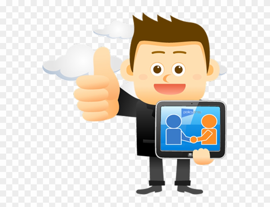 Lic Agent Associates - Cartoon Thumbs Up Png Clipart