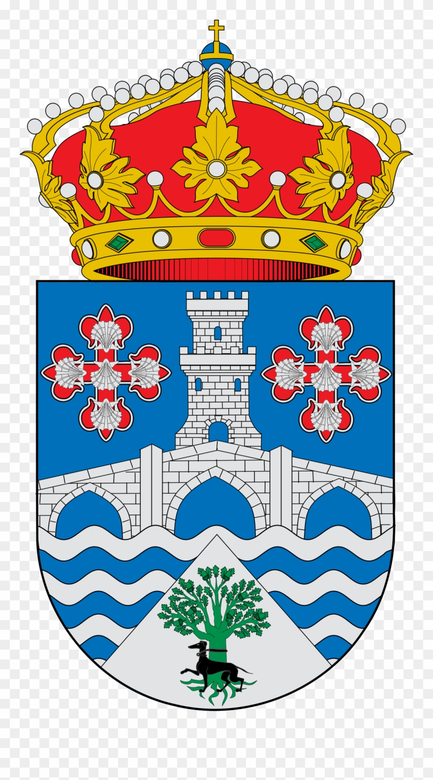 Escudo Torres De La Alameda Clipart