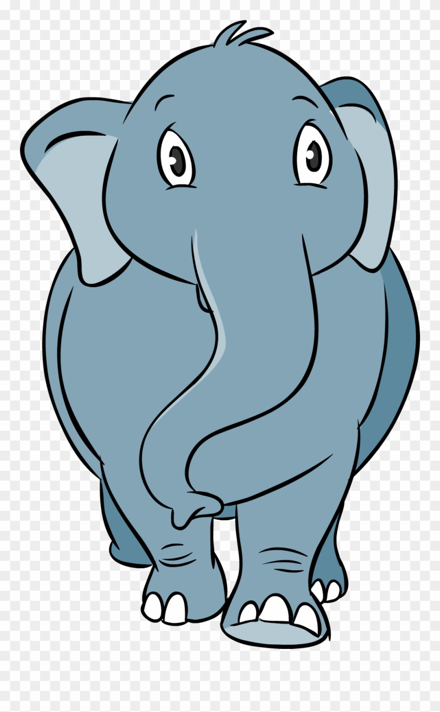 Ele - Indian Elephant Clipart