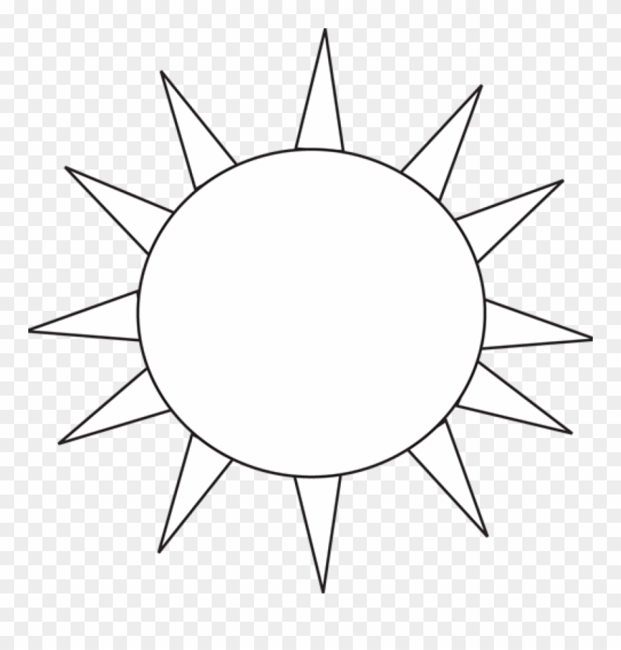 Clipart Transparent Download Sun Clip Art Family Hatenylo - White Sun Clip Art - Png Download