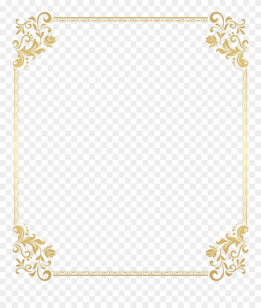 Gold Confetti Border Clip Art Png Download (1943843) PinClipart