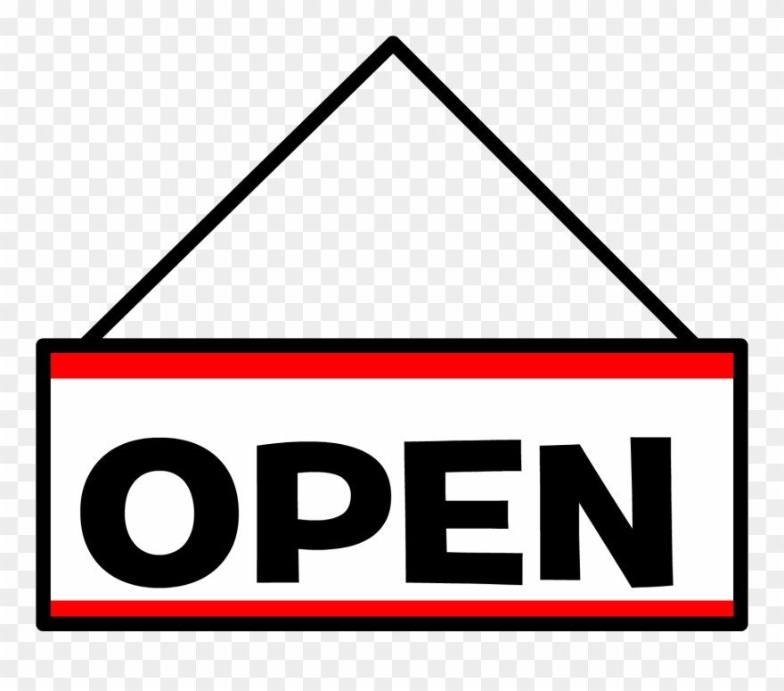 Open-closed Sign Sprite 003 - Transparent Open Sign Clipart