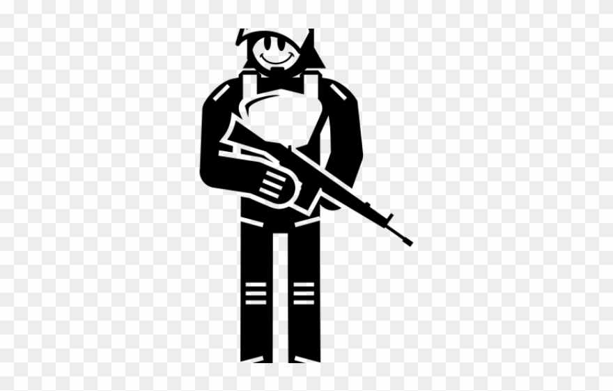 Shotgun Clipart Riot - Police - Png Download