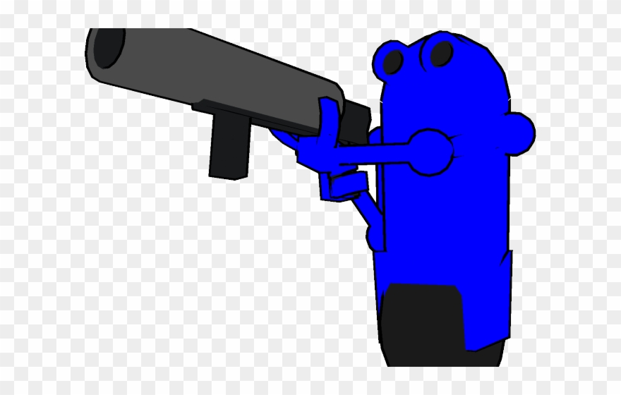 Rifle Clipart Blue - Microsoft Windows - Png Download