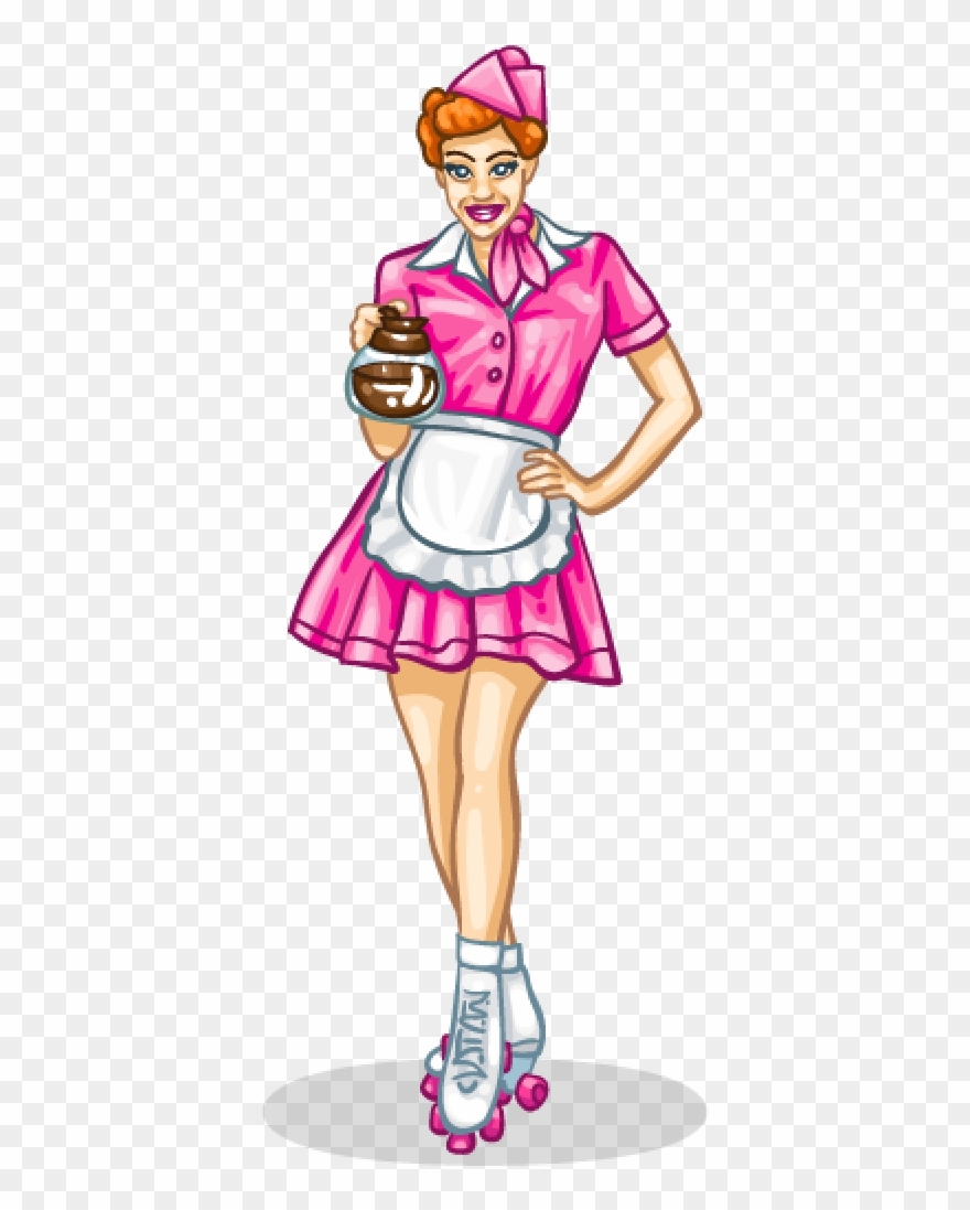 Waitress Clipart
