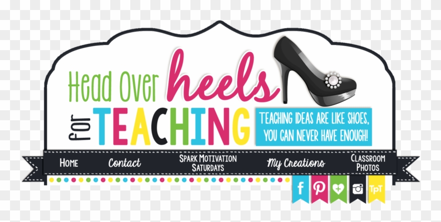 Head Over Heels For Teaching - High-heeled Shoe Clipart