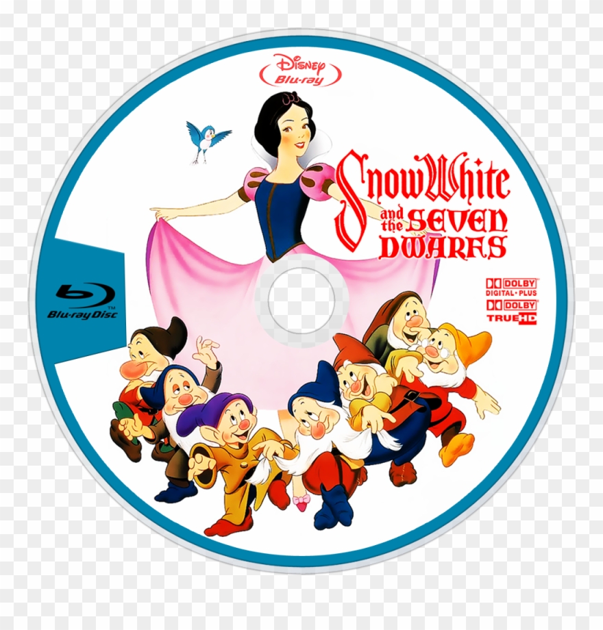 Snow White And The Seven Dwarfs Bluray Disc Image - Walt Disney's Snow White And The Seven Dwarfs [book] Clipart