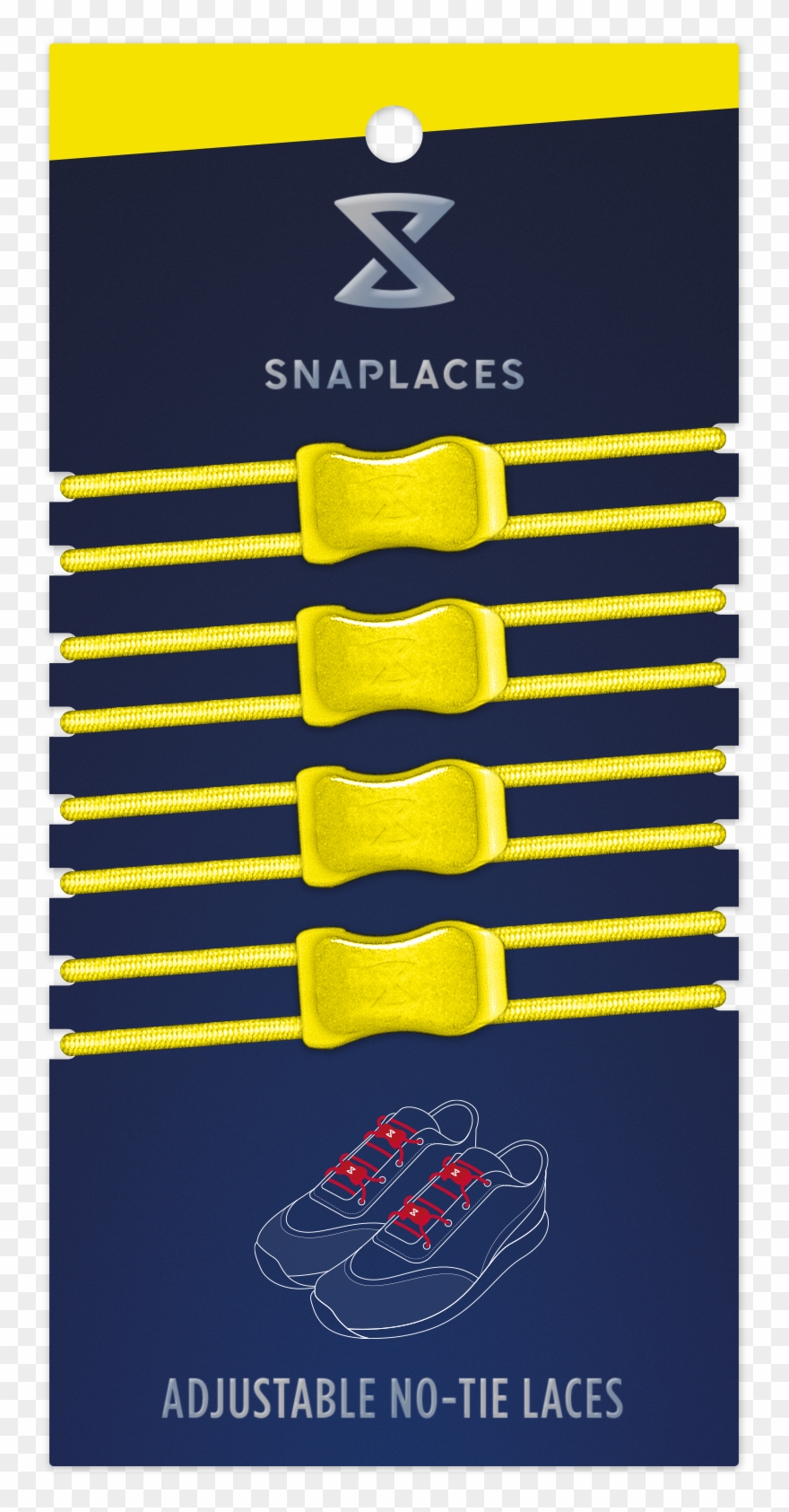 Neon Yellow - Shoelaces Clipart