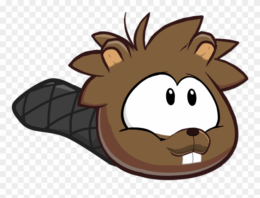 Cute Beaver Illustrations - Beaver Puffle Clipart