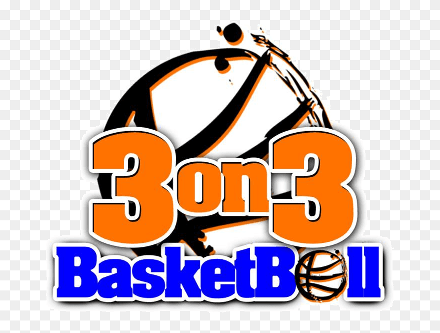3 On 3 Basketball Clipart - Basketball 3 On 3 Challenge - Png Download