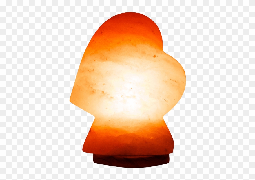 Carved Salt Lamp Mini Heart - Evolution Salt - Heart Crystal Himalayan Salt Lamp Clipart