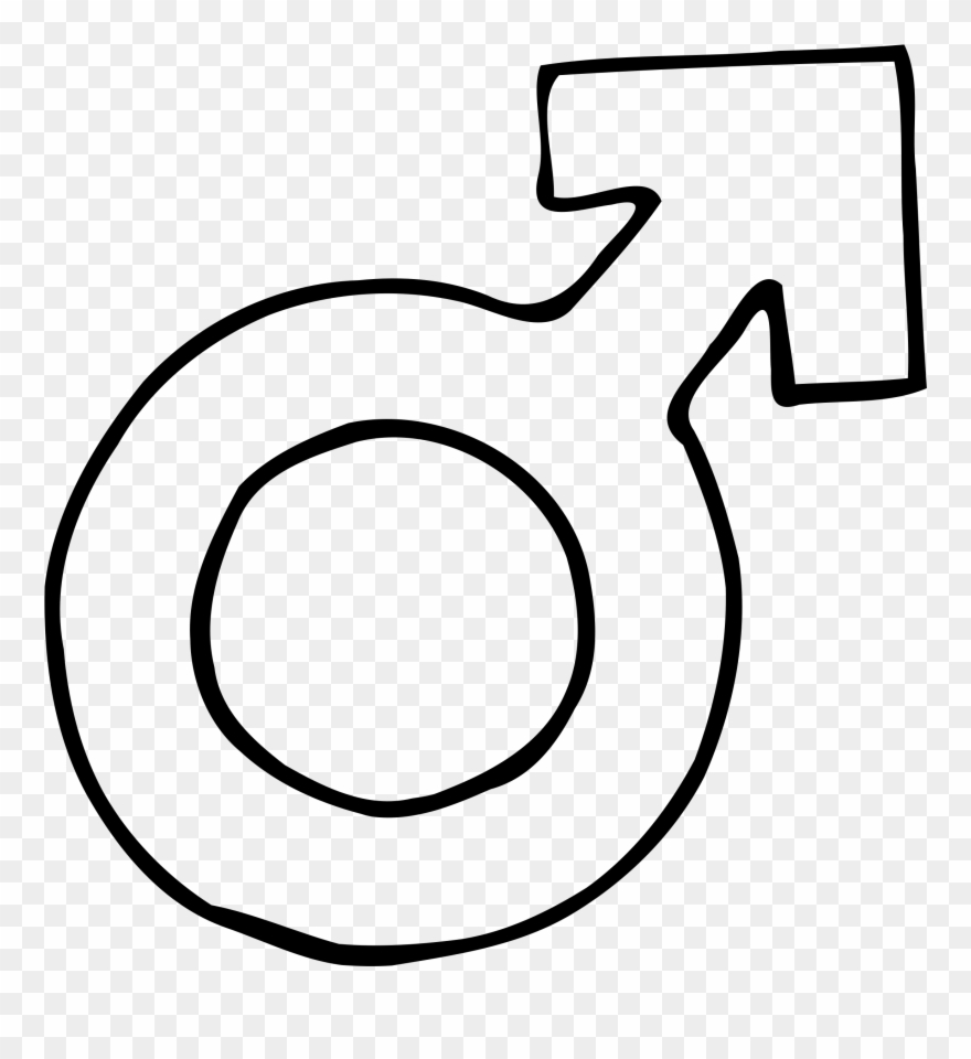 Big Image - Clipart Male Sign - Png Download