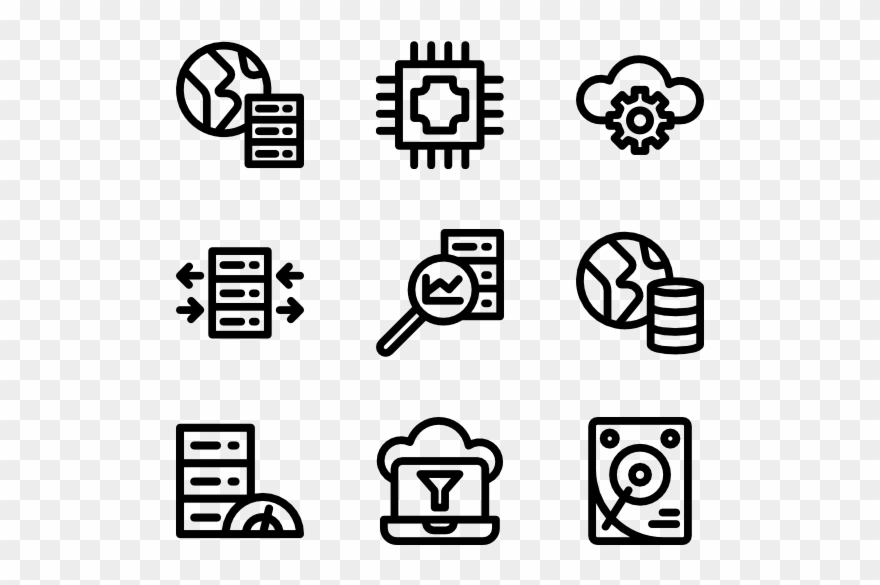 Big Data - Graphic Design Icon Vector Clipart
