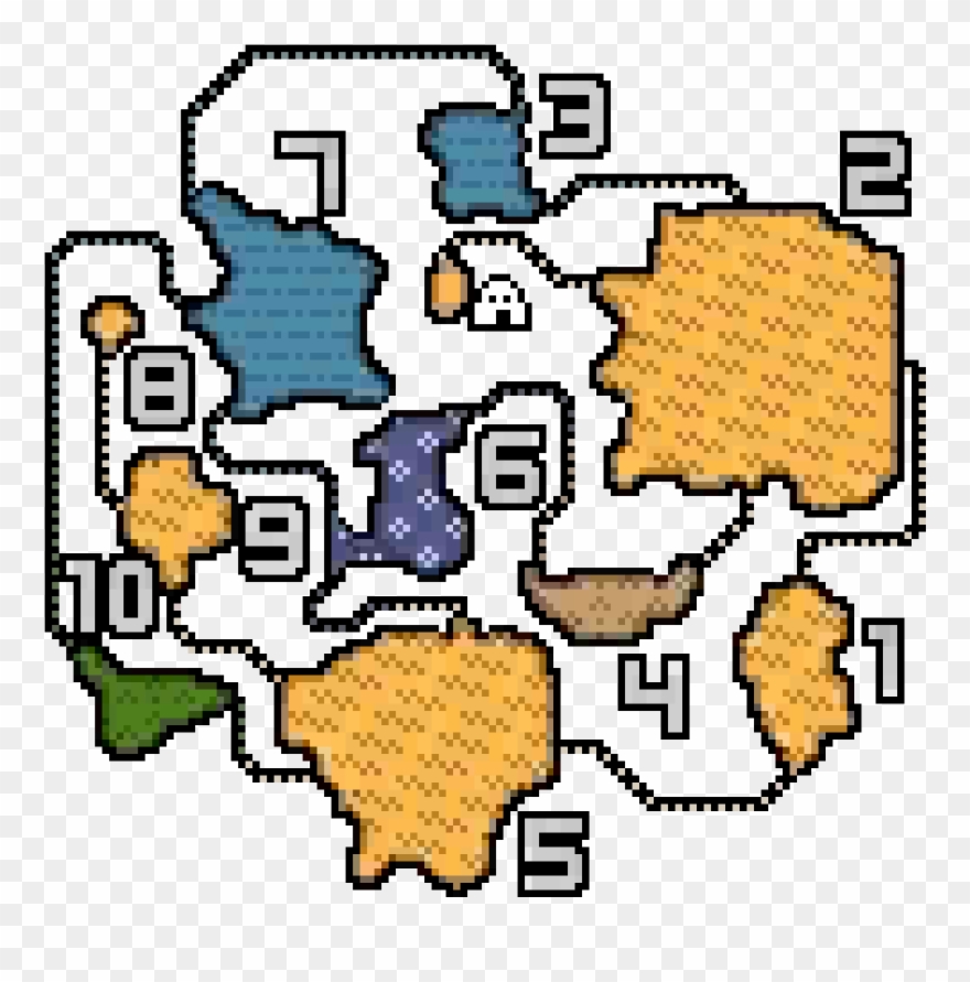 What Should Monster Hunter World Players Expect - Mhgu Desert Map Clipart