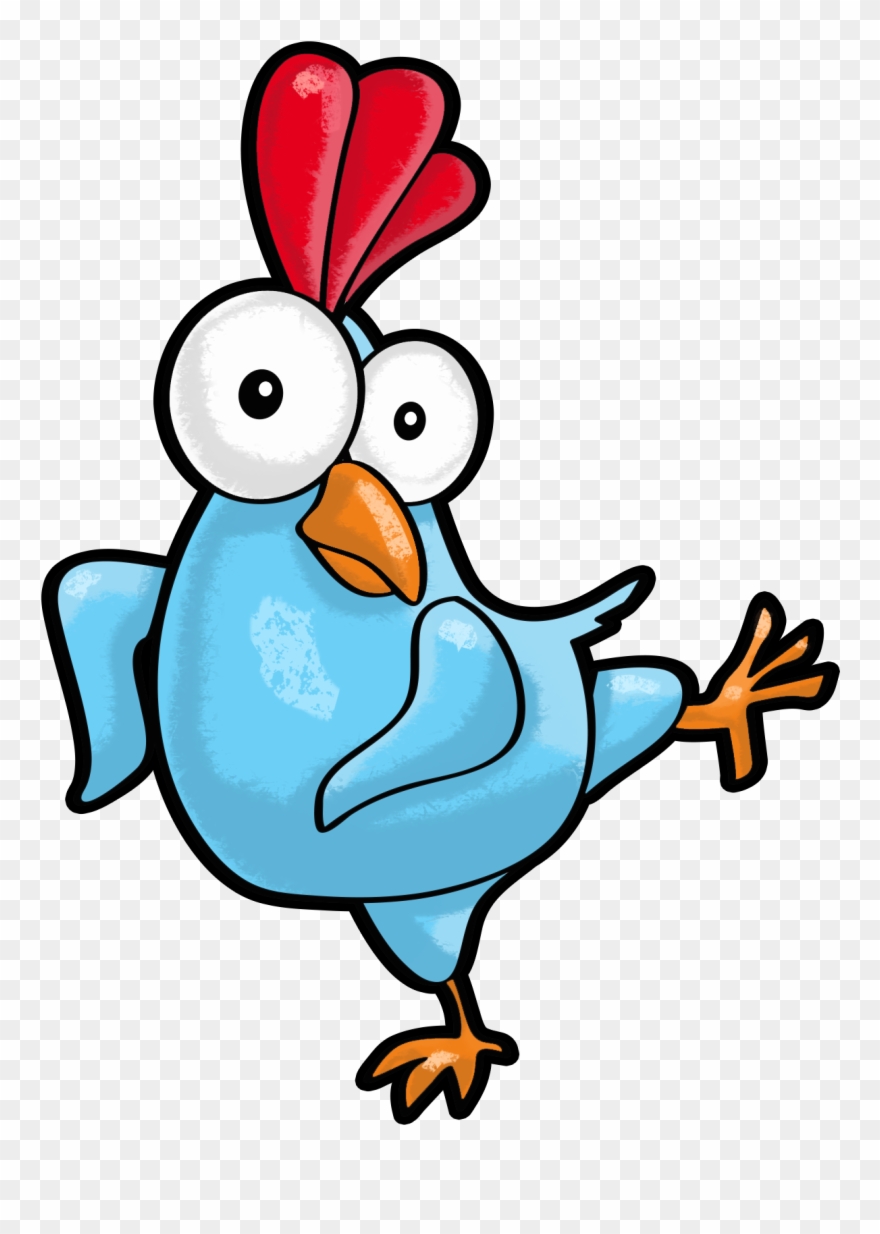 Fun Rooster Characters For Rooster Race Game Clipart