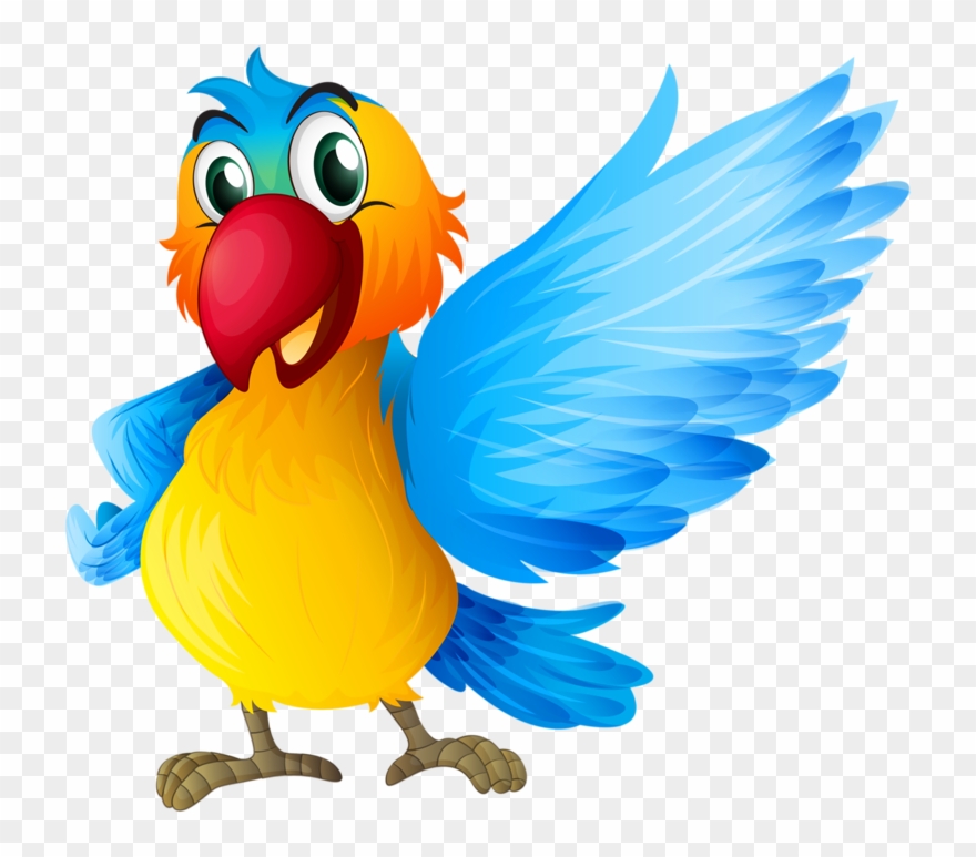 Фото, Автор Soloveika На Яндекс - Cartoon Parrots Clipart