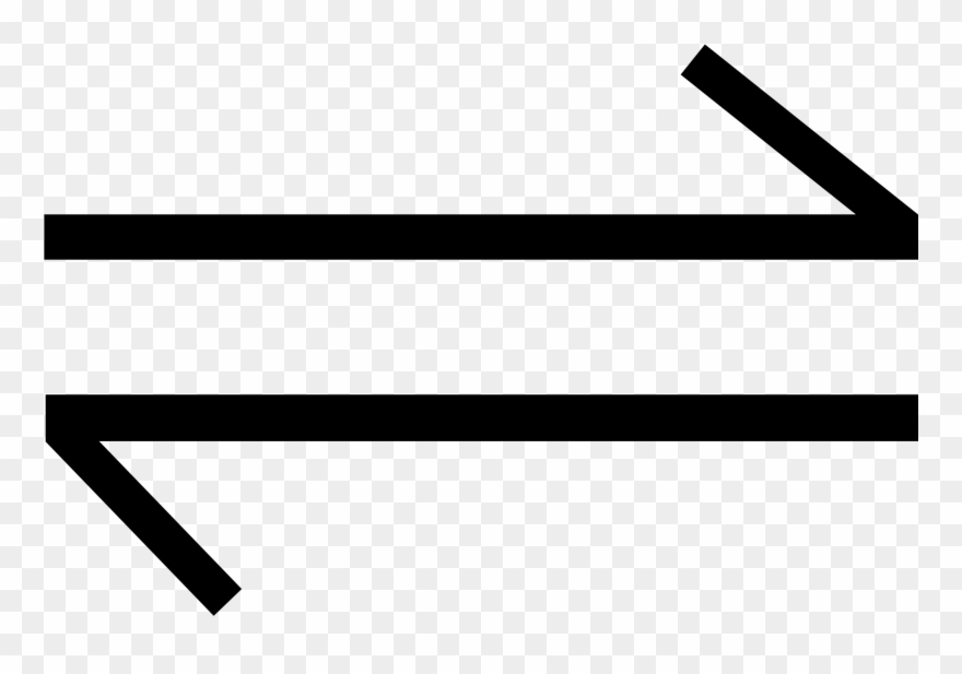 Open - Flechas De Reaccion Reversible Clipart