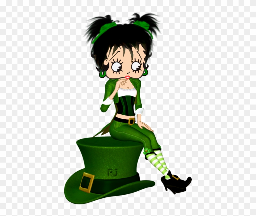 Patricks Day Betty Boop, Ash, Gifs, Characters, Saint - День Святого Патрика Аниме Clipart