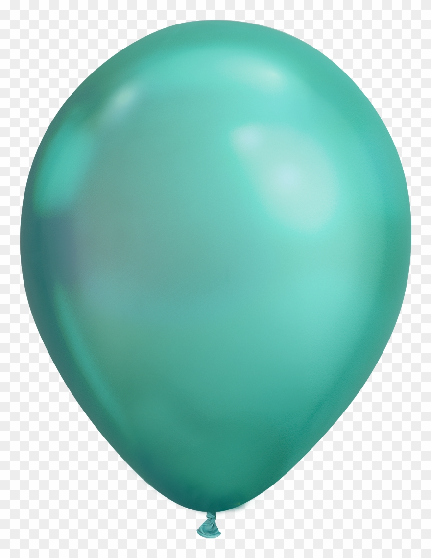Chrome Green - Blue Green Balloon Clipart