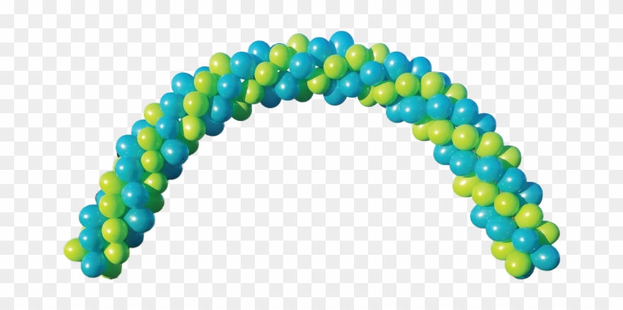 Spiral Arch - Balloon Arch Png Clipart