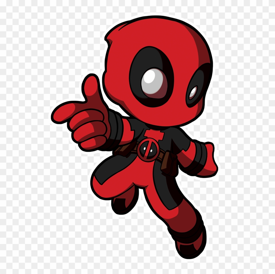Strawberry Quiche I M Editing Things For Stickers So - Deadpool Chibi Deadpool Sticker Png Clipart