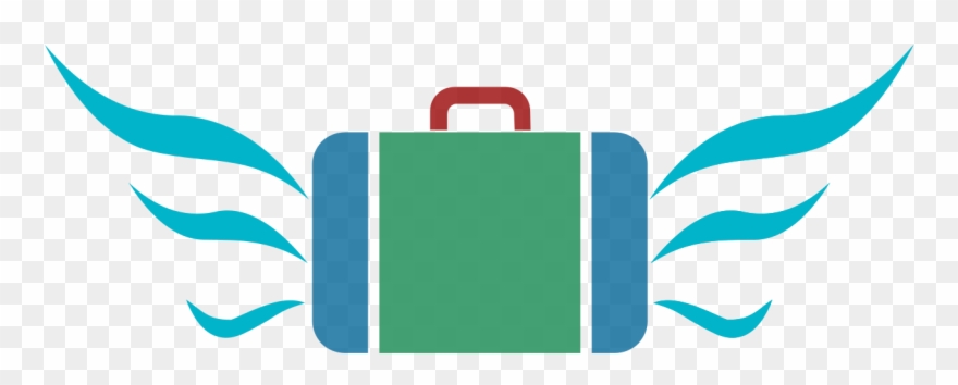 Suitcasewith Wings Clipart