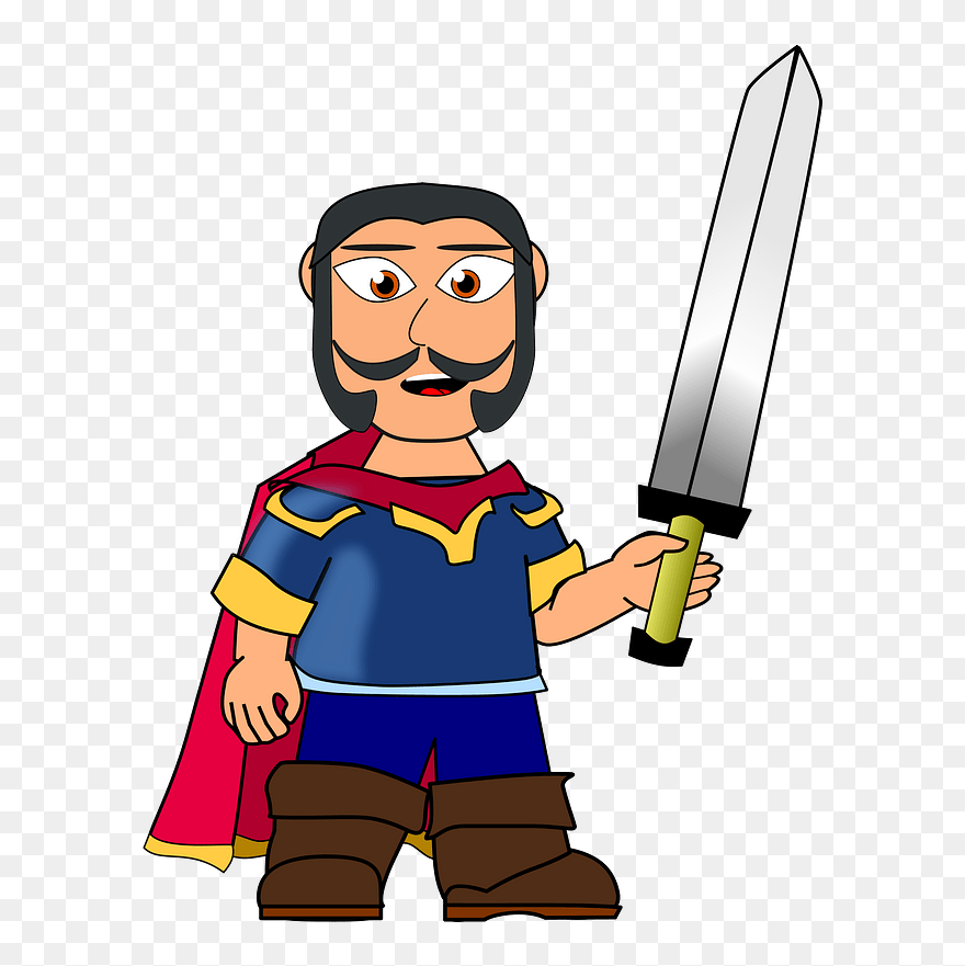 Svg Library Hero Head Medium Image Png - Boy With Knife Png Clipart