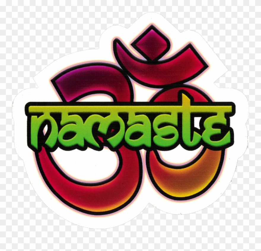 Namaste & Om - Decal Clipart